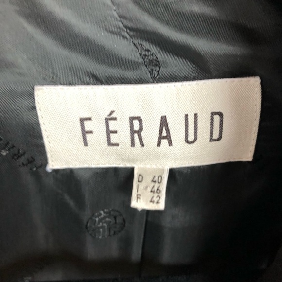 Louis Feraud Black Blazer Size:F 42 (US10-12) - Picture 3 of 14